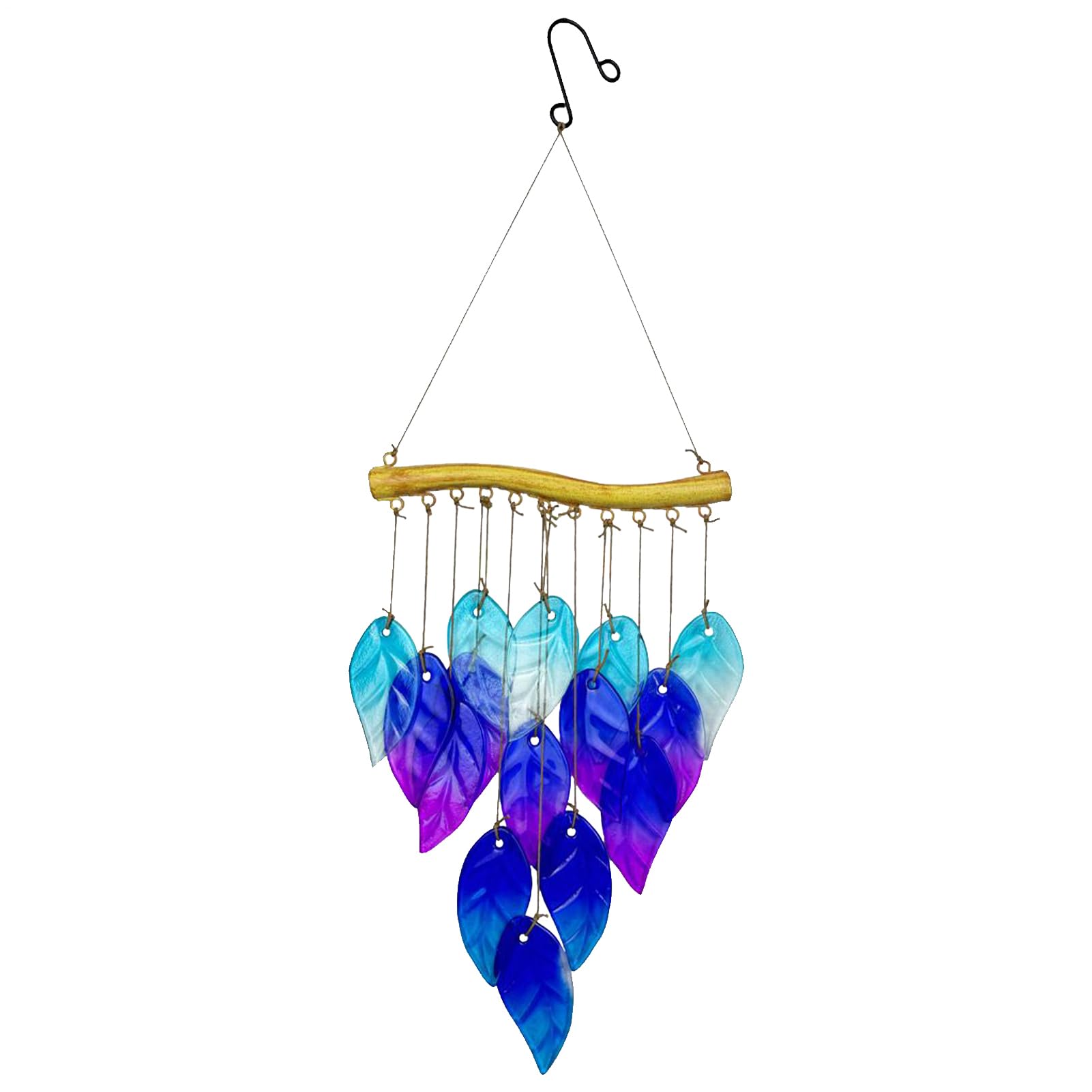 Carillon en verre de jardin haut de gamme pour une décoration extérieure raffinée