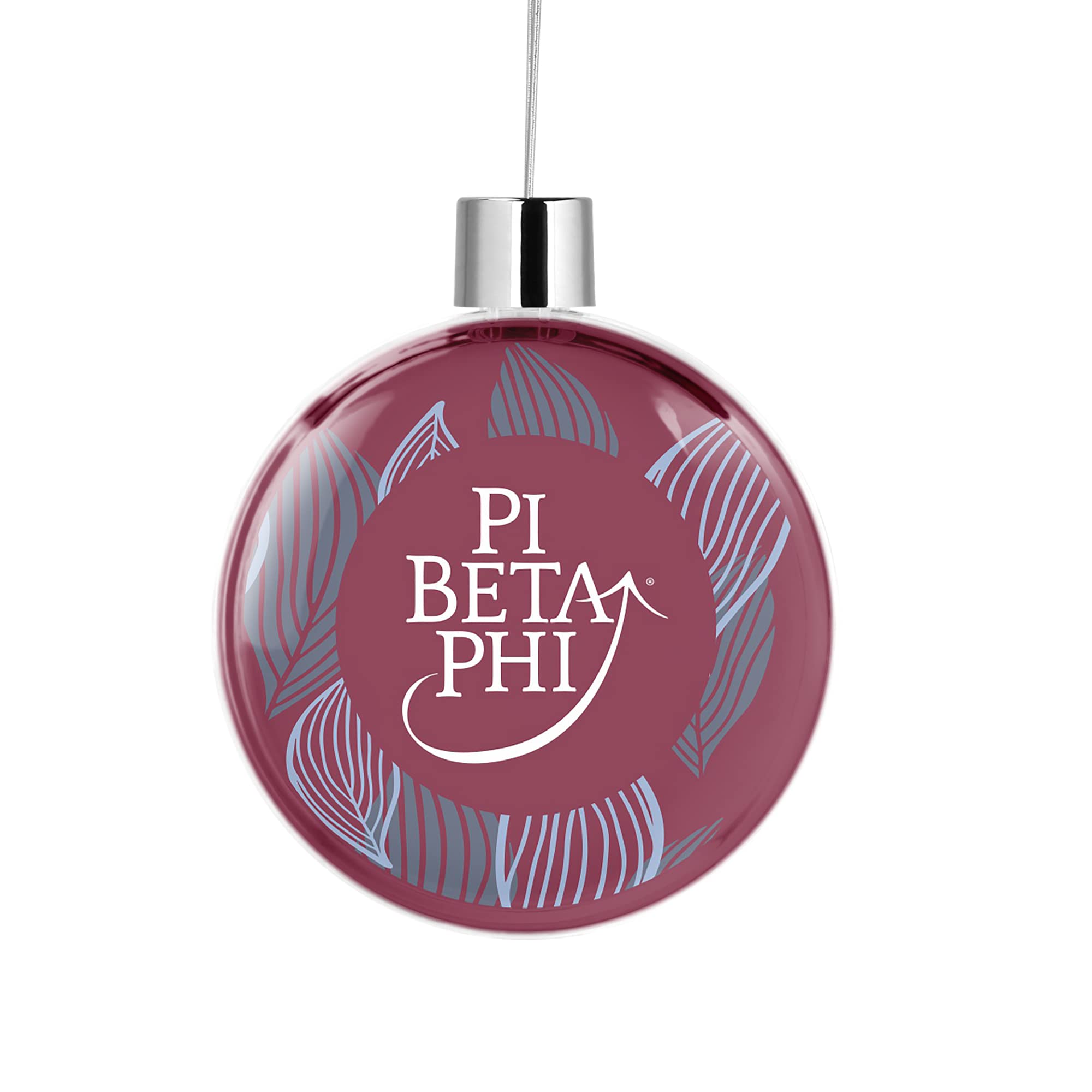 Pi Beta Phi Sorority Round Flat Christmas Tree Ornament Decoration for Tree Party Home Holiday Decor (Pi Beta Phi 5)