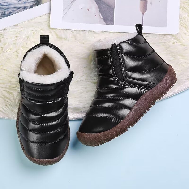 Kids Boys Girls Water Resistant Warm Winter Boots for Walking Sport Trekking3