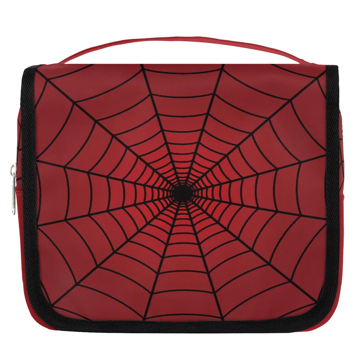 ADTASU Spider Web Boys Toiletry Travel Bag, Kids Hanging Toiletry Bag, Waterproof Kids Travel Toiletry Bag, Hanging Wash Bag Travel Cosmetic Bag for Boys for Kids Toddler Travel Essential