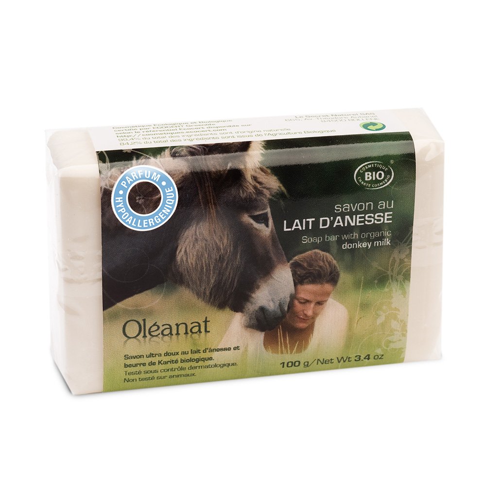 Oléanat with Asses 'Milk Bio Hypoallergenic Soap 100 g