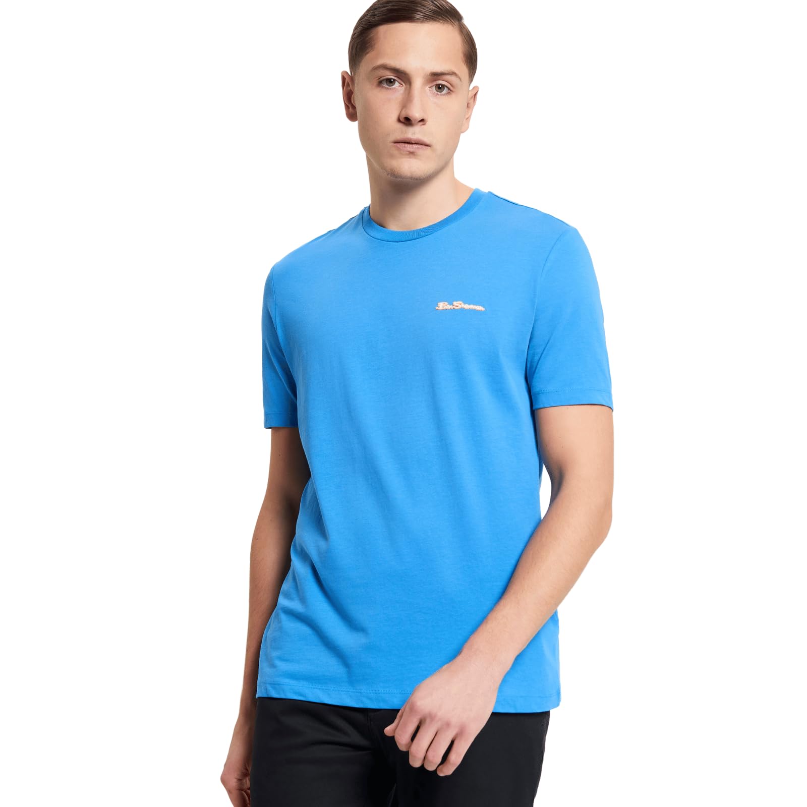 Ben Sherman Men's Kingfisher Signature Crew Neck T-Shirt For In 2XL