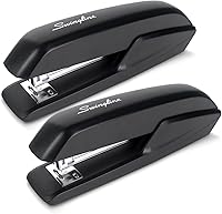 Swingline Standard Stapler 2-Pack, Jam-Free 20-Sheet Capacity, Eco Desktop Staplers with Tacking, Black (54501)