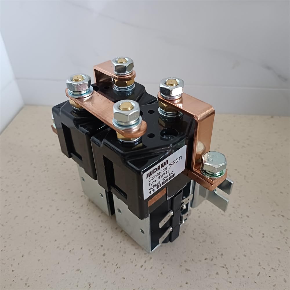 Motor-Rückfahrschütz, SW182, 12 V, 200 A, Wechselmagnetrelais, Ersatz für Albright SW182 SW182B 12 Volt 200 Ampere Schütz