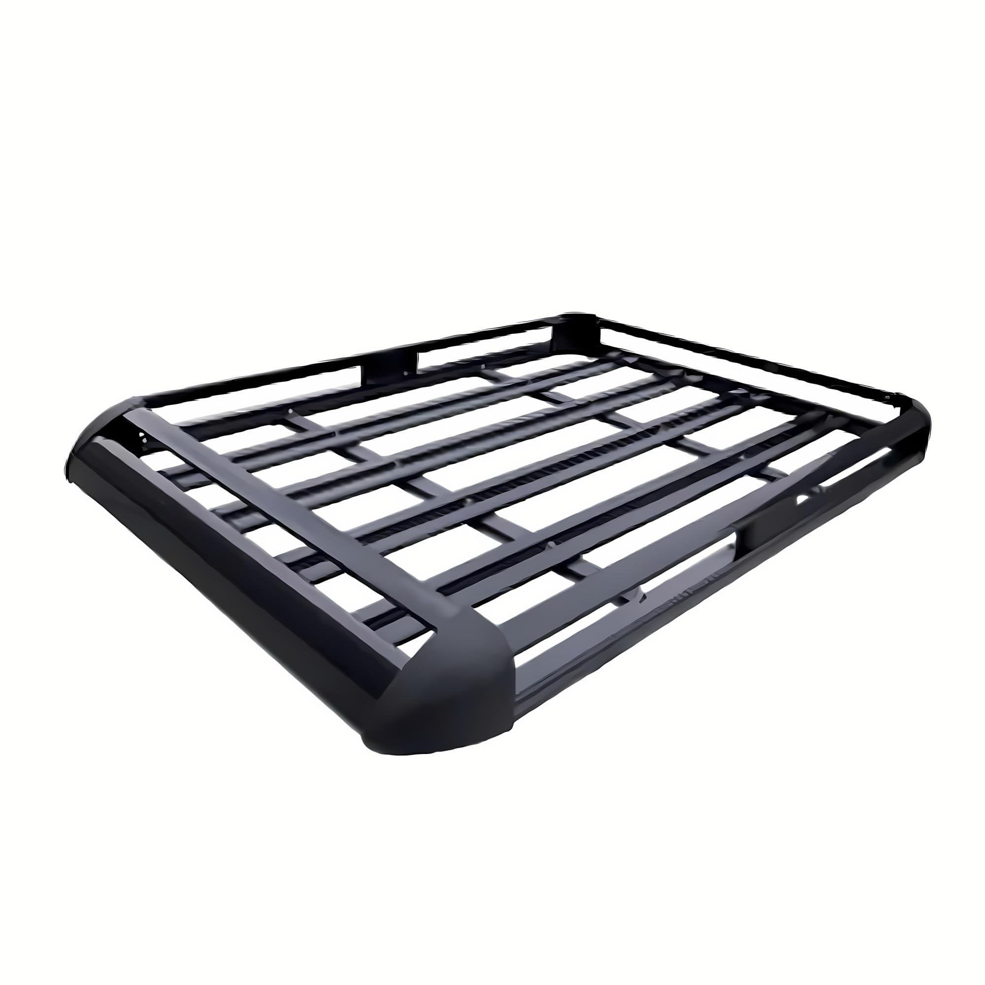 Cesto Portatutto Tetto Auto-Struttura Doppia per Attrezzatura Outdoor | Deflettore Anteriore Aerodinamico,Riduce Resistenza al Vento e Rumori,Struttura Adatta ai Viaggi(Black,160x100cm)