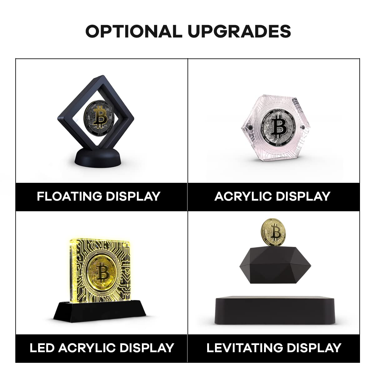 Bitcoin Memorabilia Physical Bitcoin Coin - Commemorative Crypto  Collectible With Protective Capsule & Stickers Gold Nugget Bitcoin Miner