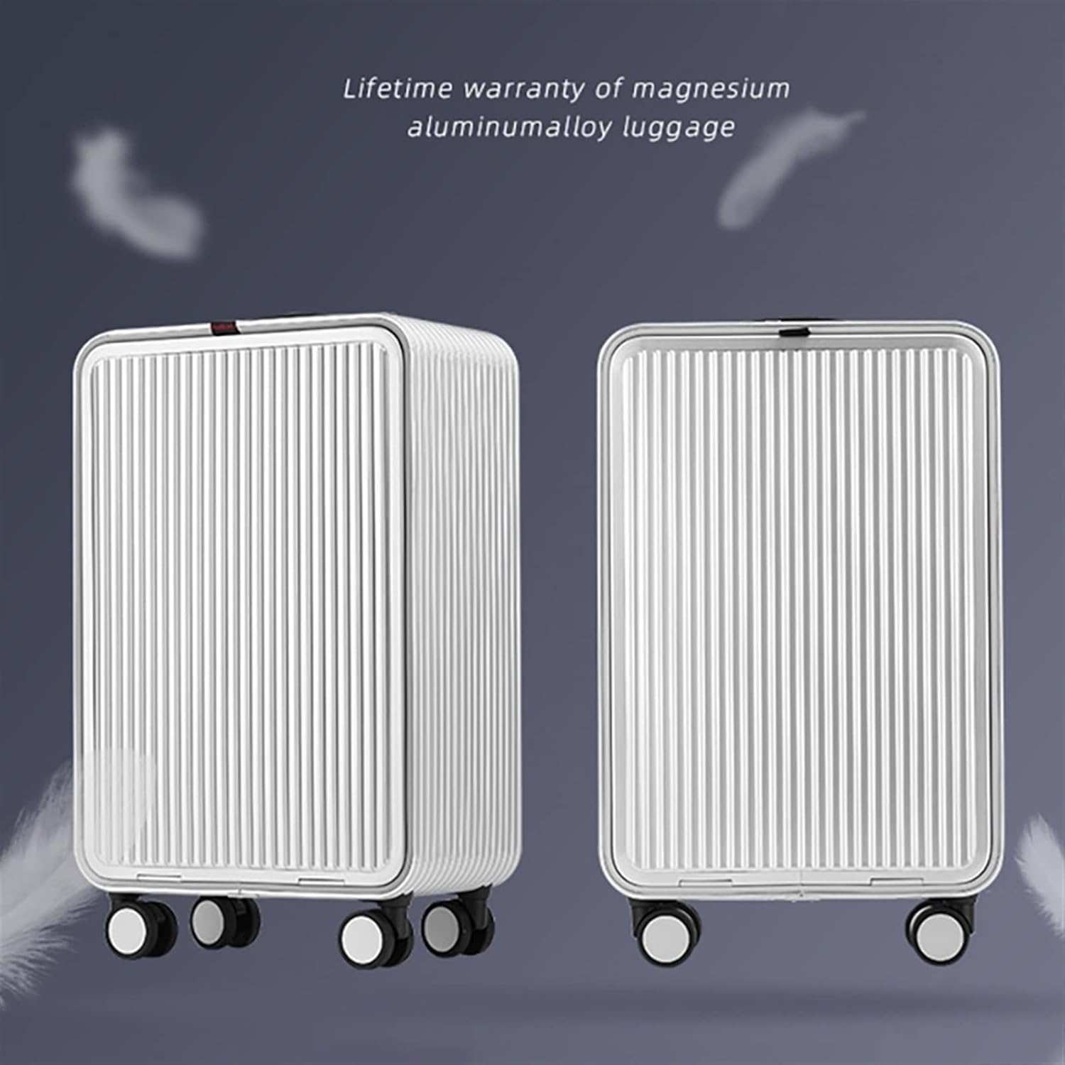 Review LIANAIssxl Suitcases Travel Luggage Suitcase Front Opening Large