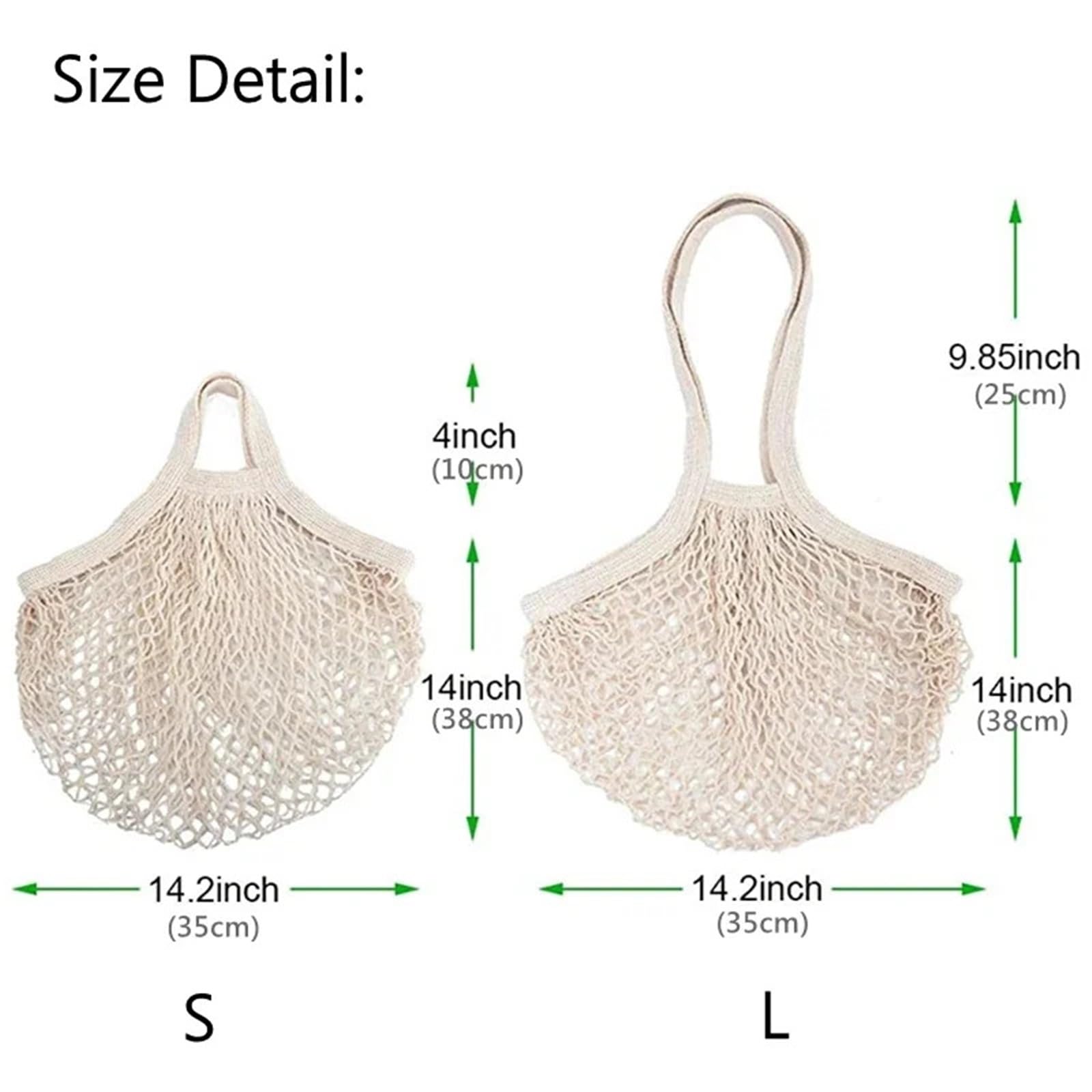20 bolsas de compras reutilizables de algodón para almacenamiento de frutas y verduras, bolsa de malla plegable para bolsa lavable, portátil, bolsa de verduras respetuosa con el medio ambiente