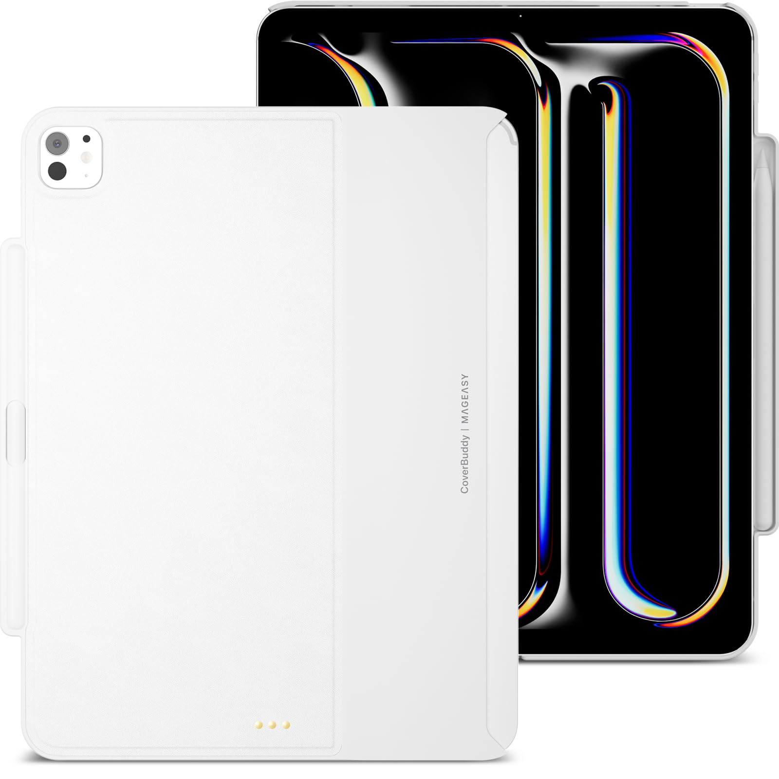 iPad Pro 13 (M4 2024)専用ホワイトキーボードケース iPad Pro 13 (M4 2024)専用ホワイトキーボードケース iPad Pro 13 (M4