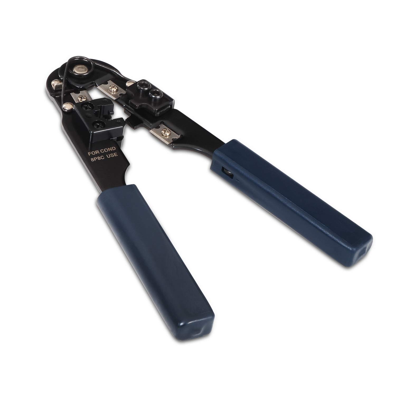 AISENS A142-0310 - Tenaza metálica de crimpar RJ45, Color Negro