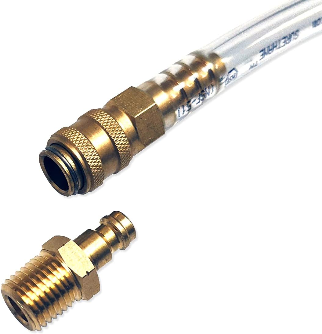 Marine Tech Tools Seastar Hydraulic Steering Filler Kit with Swivel, Outboard Power Steering Bleed Kit for Boat, Fits Seastar Hydraulic Steering & All Outboard, Sterndrive & Inboard