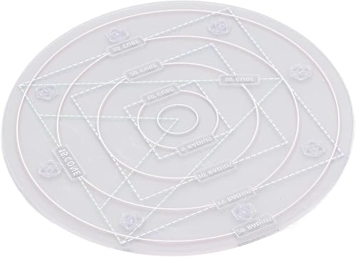 Miniatura 8 de TOPINCN 2 marcadores de daño AOE de hechizos, plantilla de efecto de área DND de 20 pies, 15 pies, 10 pies, 5 pies, radio acrílico, tablero de mesa,