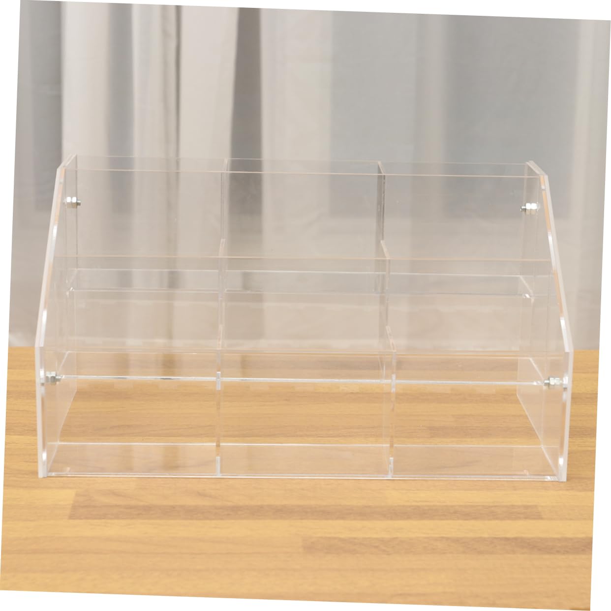 Healeved 3étage Organisateur De Pinceaux Transparent Avec Compartiments Pour Maquillage Cosmétiques Poudre Blush Surligneur Et Autres Petits Objets