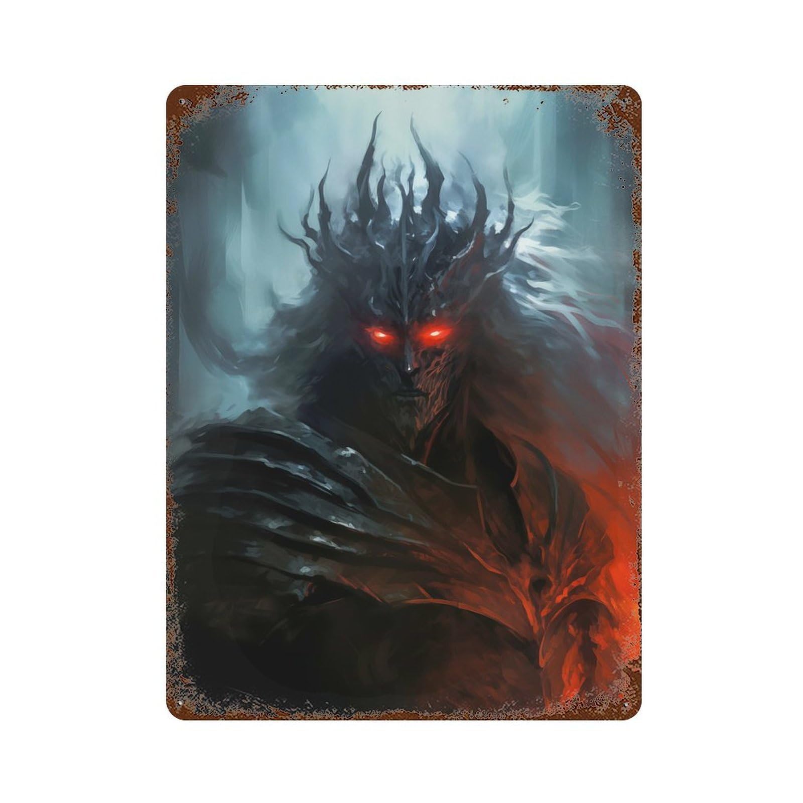 The Dark Lord Rising Decorative Tin Sign 15.7"x11.8", for Bistro, Counter And Cafe Decor, Classic Wall Plaque