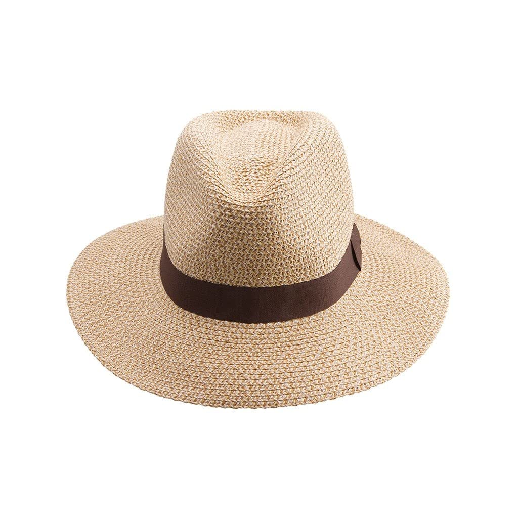 Oscar Fedora Moderne Femme et Homme Chapeau de Soleil Anti UV M/58cm et L/61cm Taille Réglable