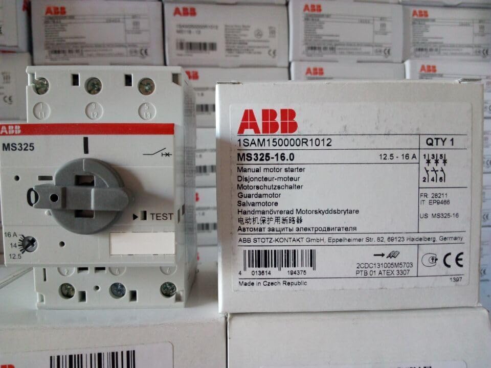 New In Box Fit for ABB MS325-16 Motor Circuit Breaker 12.5-16A