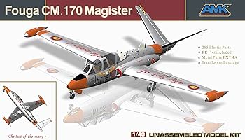 キネティック 1/48 エアクラフト シリーズ フーガ マジステール CM 170 2機セット プラモデル 9jupf8b Amazon | AMT 1/48 フーガ CM.170 マジステール プラモデル