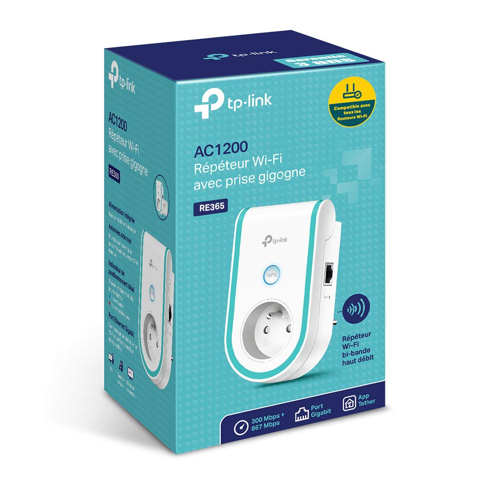TP-Link RE365(FR) Repeater Wi-Fi AC Haut débit