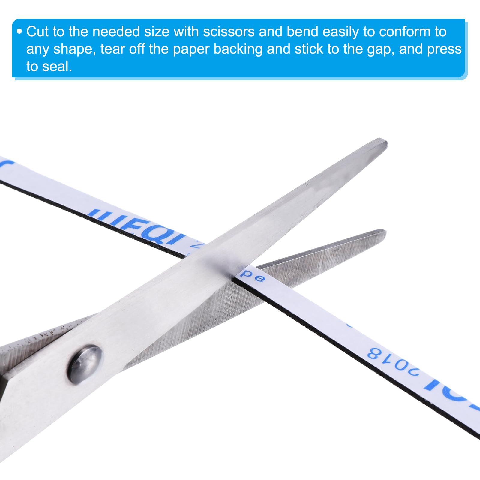 Zelfklevende U-vormige rubberen randbescherming flexibele rubberen randbeschermers witte rubberen afdichtingen voor metalen panelen, autodeuren, tafelhoeken (3 m, 1,6 mm