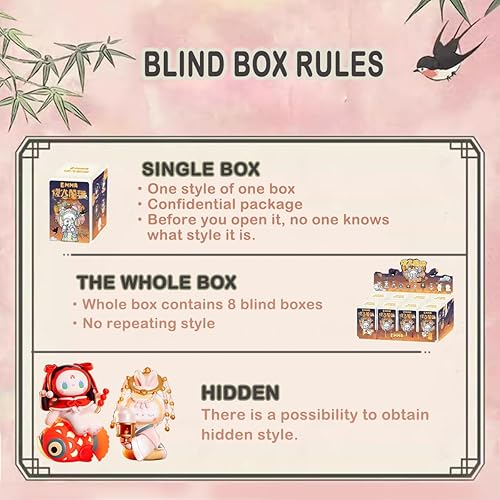 Miniatura 4 de Aven Rabbit Emma Secret Forest Deng Huo LAN Shan Box figura de acción, caja ciega de acción, juguetes coleccionables populares, regalo de fiesta de