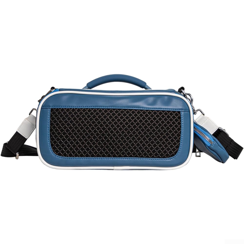 Reise-Schutzhülle für Bose für Soundlink Max Wireless Audio-Lautsprecher, mit EVA-Material, Zubehörfächern und praktischem Ladezugang (blau)
