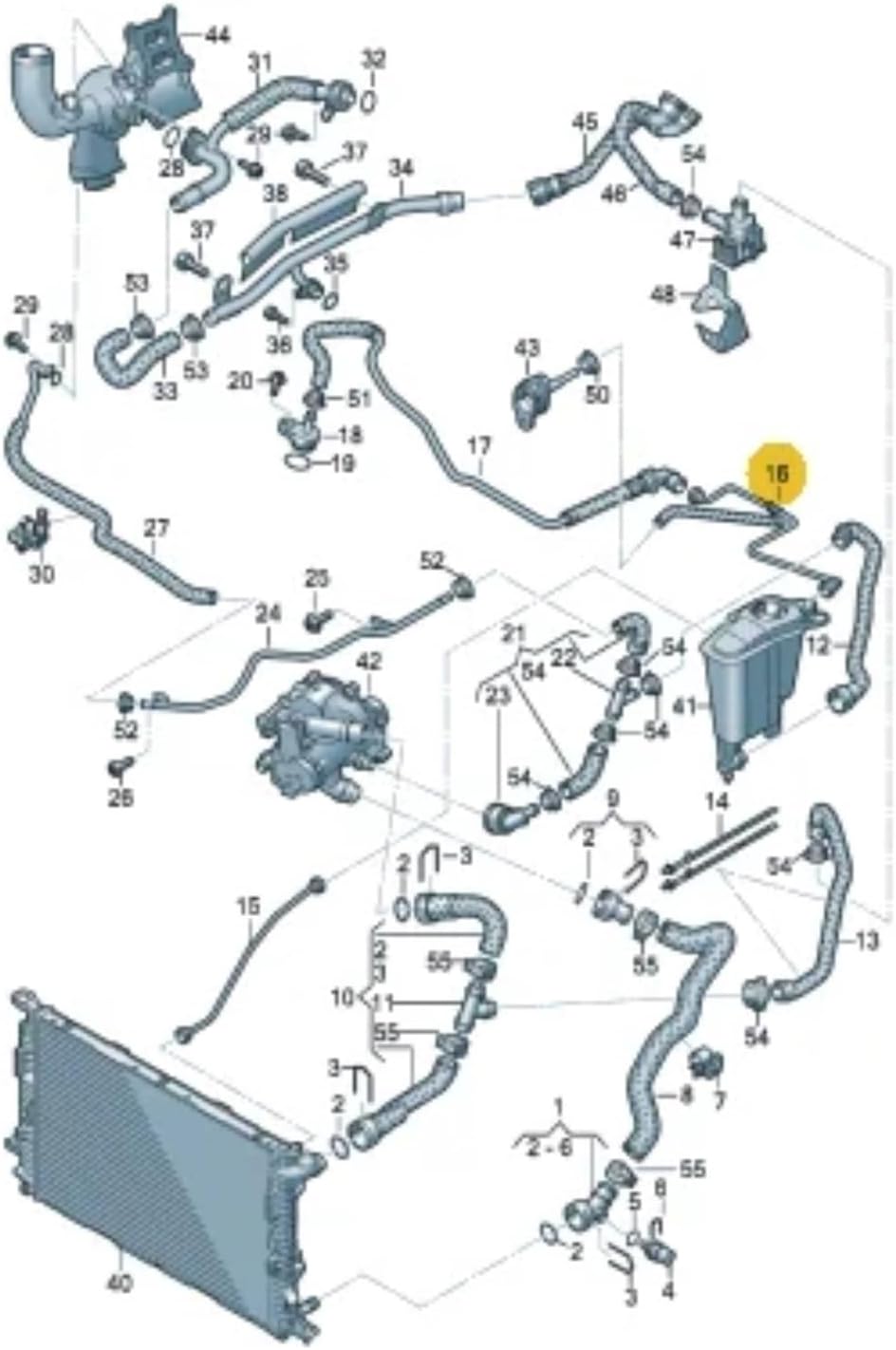 PCV ホース Compatible With A5 S5 1.8 2.0 For Coupe For Sportback 2012