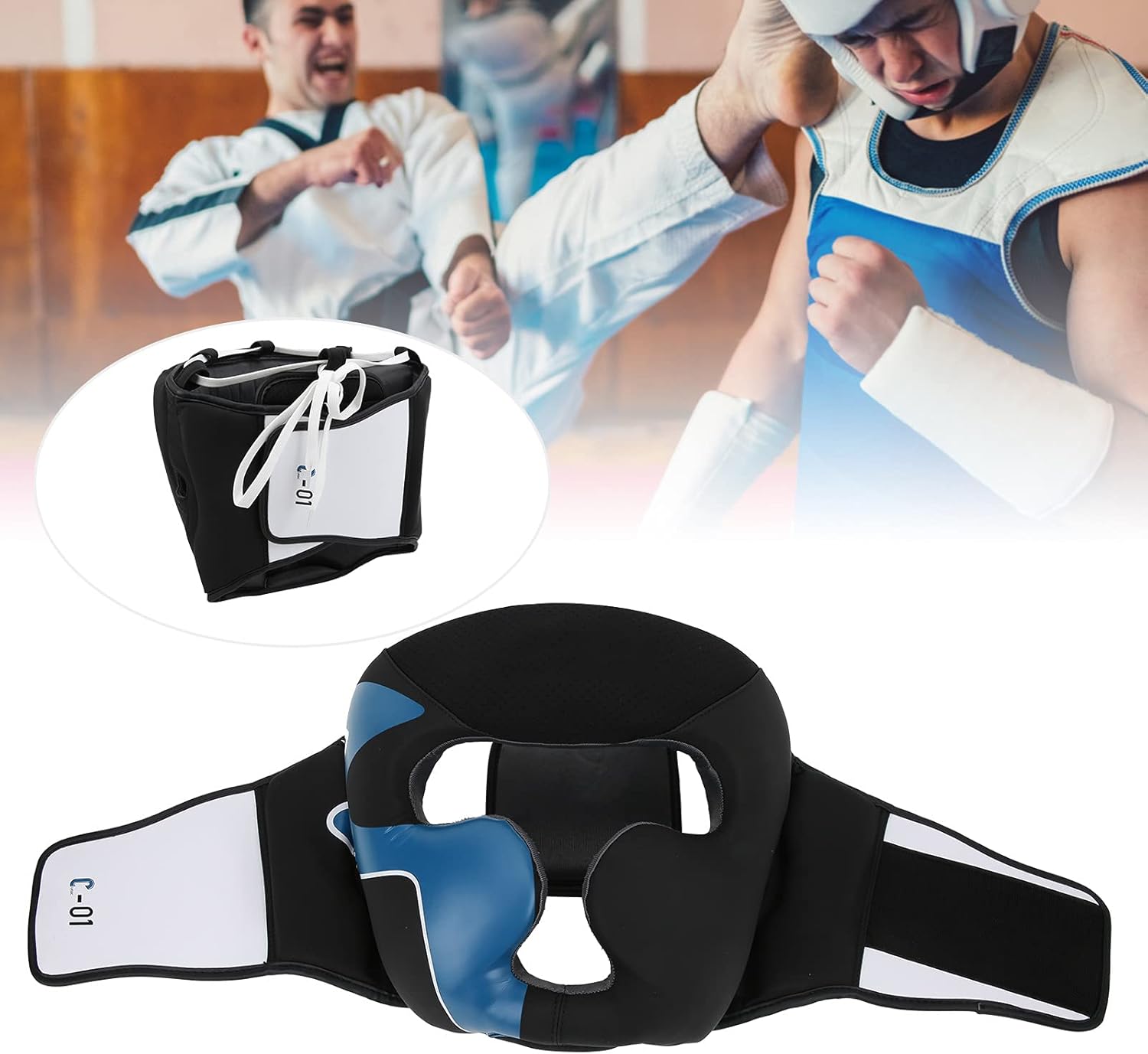 ROMACK BN Fight Boxing Helmet, Headgear for Soft Breathable for Both Man and Woman(L) : Sports & Outdoors