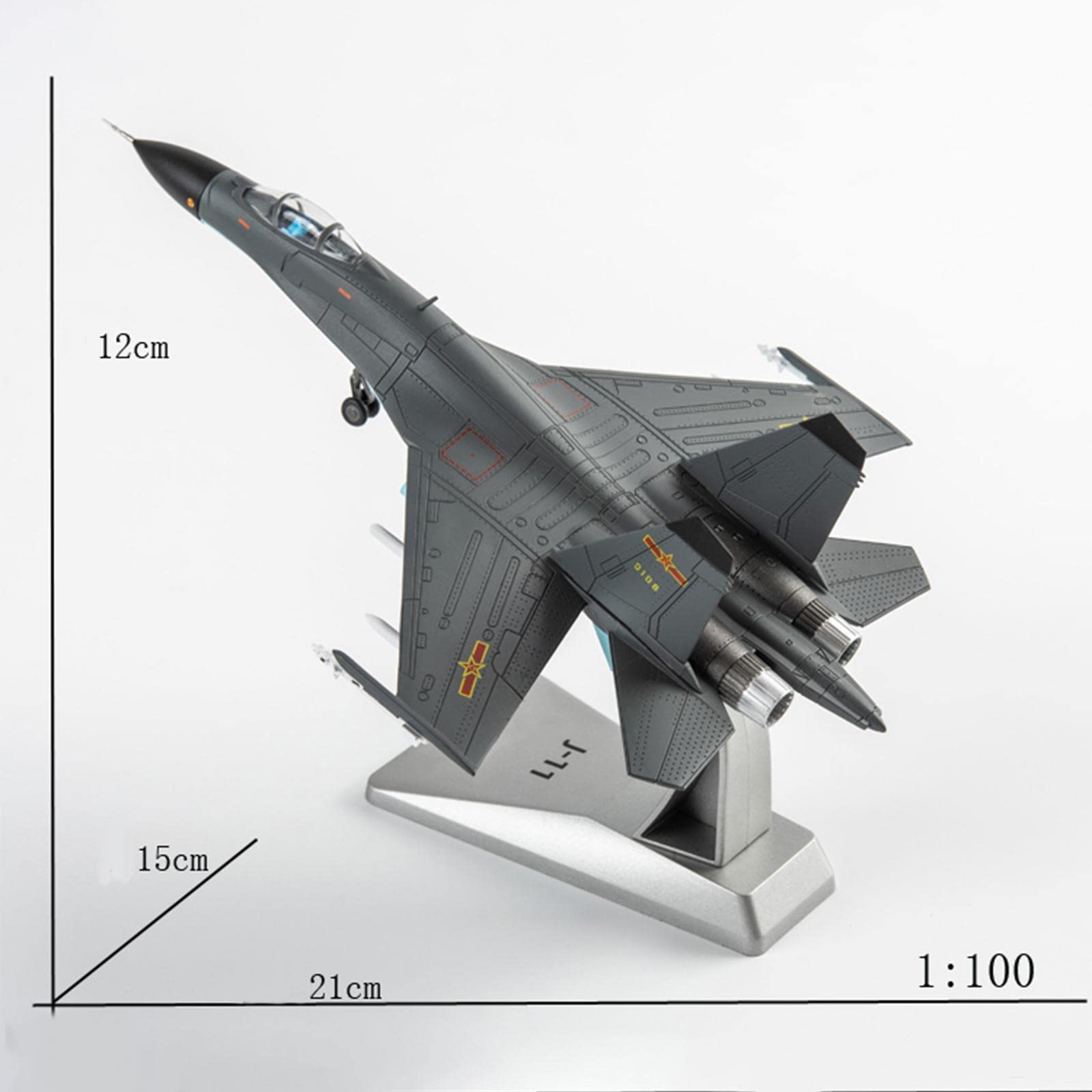 Modelo Avión J Escala 1/100 Aleación Y Soporte