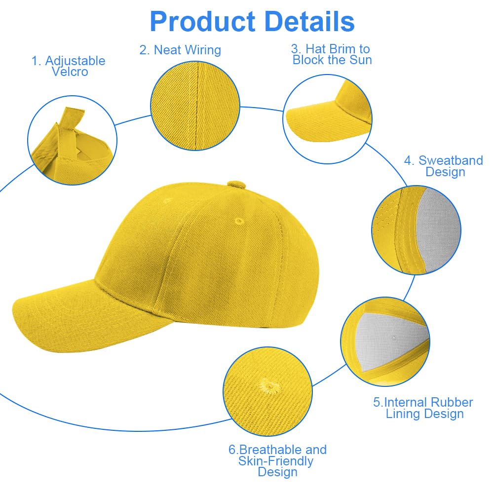 Aomig Gorras de Beisbol, Gorras de Hombre Ajustable, Gorra Verano Malla Transpirable Casuales, Gorras Deportivas Unisex Adulto para Running Beisbol Tenis Golf