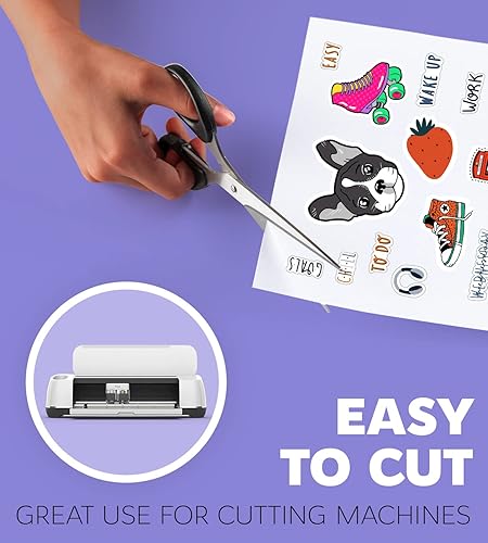 Miniatura 10 de Papel adhesivo de vinilo imprimible de alta calidad para impresora de inyección de tinta y láser, 20 papel adhesivo blanco mate impermeable, papel