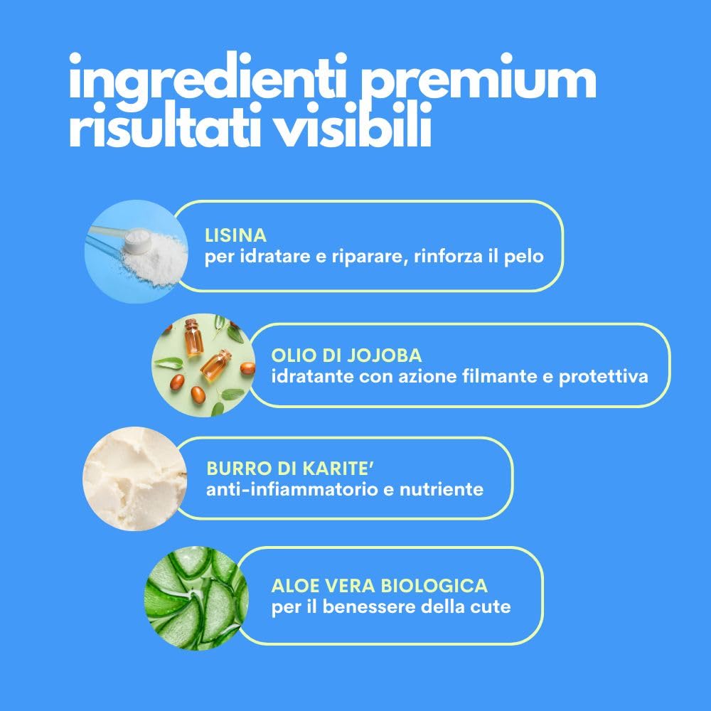 JAMPY Shampoo Cane Igienizzante Delicato. Ipoallergenico, Antiprurito, pH Bilanciato. Per Cani a Pelle Sensibile, Adatto Uso Frequente - 250 ml.