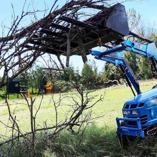 Image of YINTATECH 48 inch Clamp on Debris Forks 2500 lbs Loader Bucket Fork