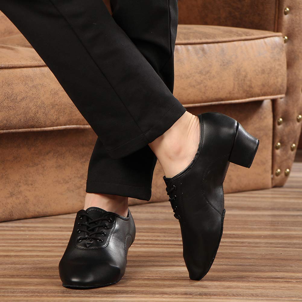 HROYL Scarpe da Ballo Professionali Donna Uomo Latino Salsa Jazz Danza