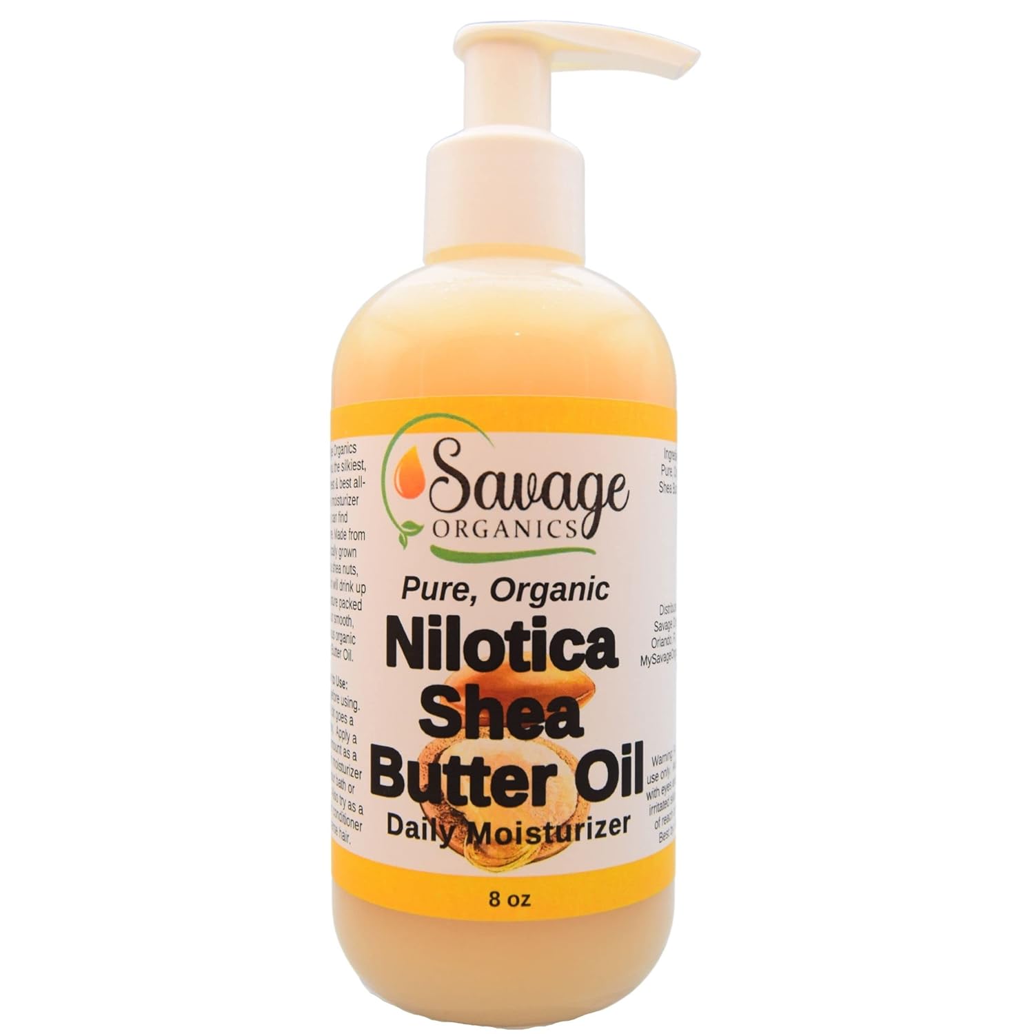Savage Organics Shea Butter Oil 100 Pure & Natural
