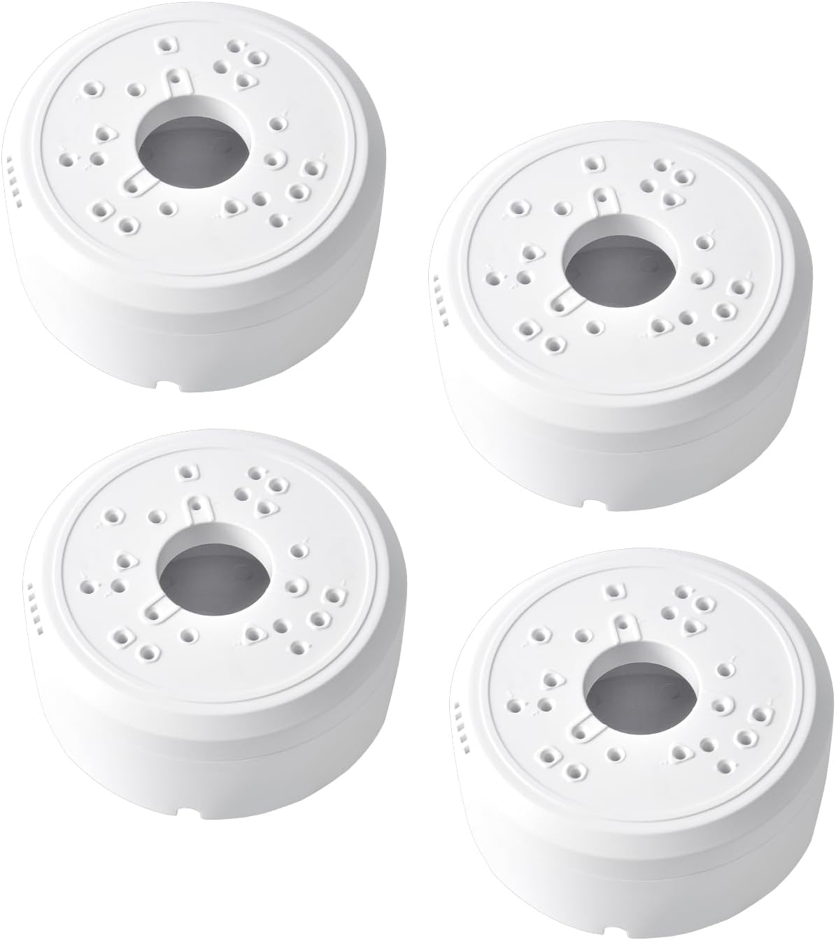 Universal Junction Box for Bullet Security Camera, Plastic Waterproof Junction Box Mount Bracket, Indoor/Outdoor Wall Ceiling Mount Hide Cable Junction Base Boxes for Reolink Solar Panel (4pcs)