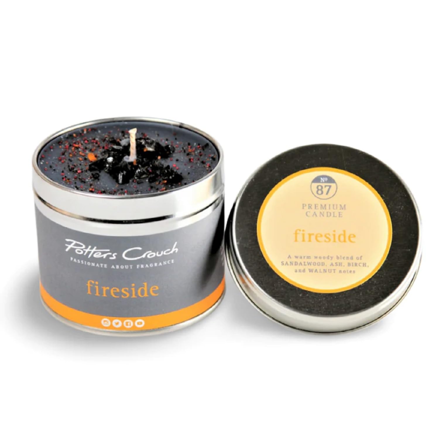 Potters Crouch - Candle Tin - Fireside