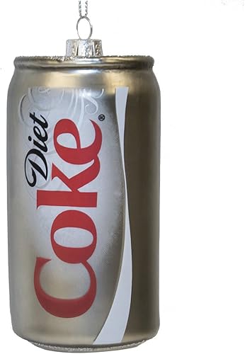 Kurt Adler Décoration canette de Coca en Verre 11 cm