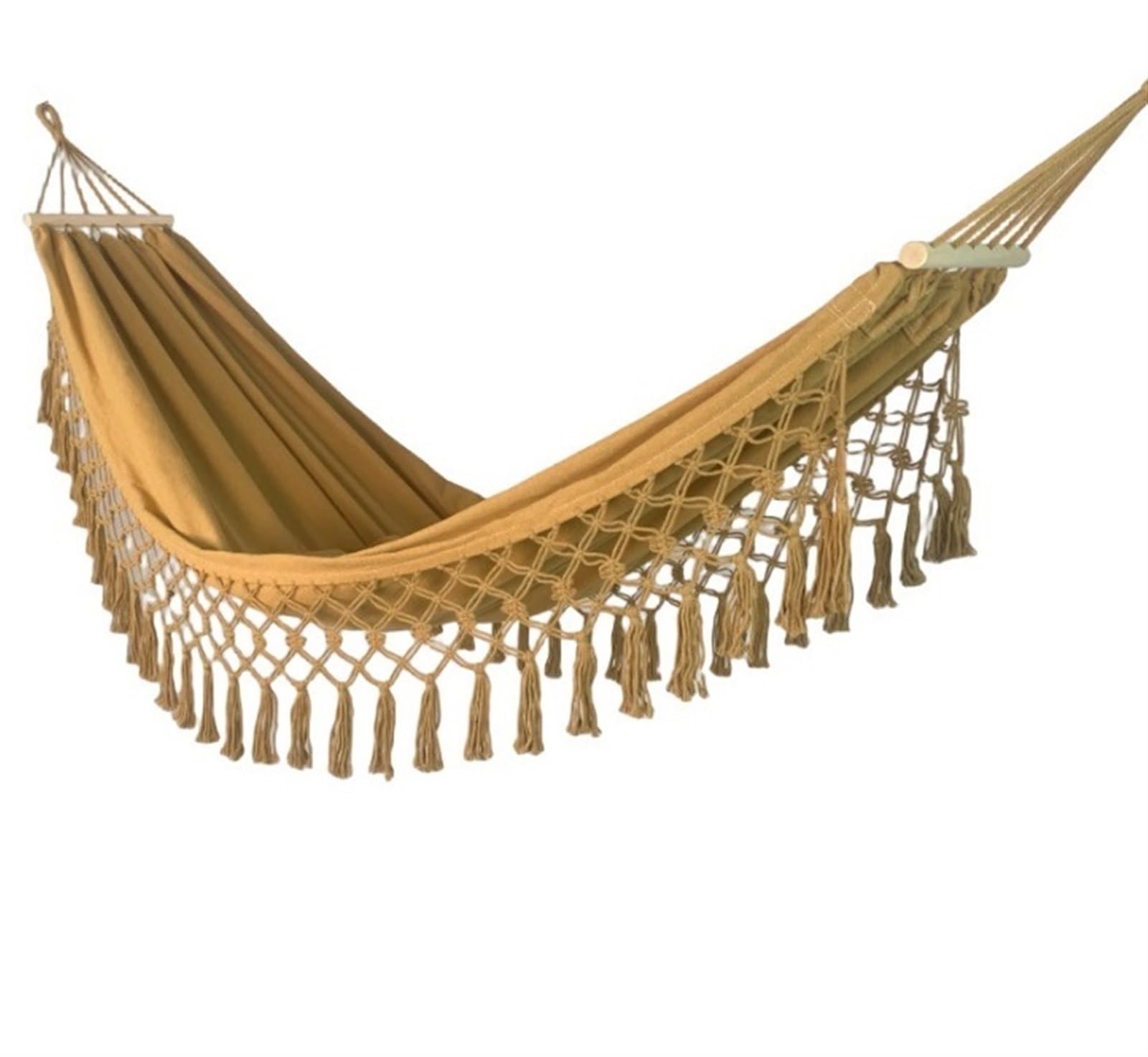 Hamac Hamacs Hamac en Toile Fait À La Main, Beau Style Boho, Lit-hamac De Luxe Brésilien pour Chambre À Coucher Intérieure, 200x100 Cm Hamac Exterieur(B)