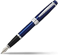 Vista 15 de Cross Bailey - Pluma estilográfica recargable presentada en una caja de regalo premium - Punta mediana, tinta negra, gris mate