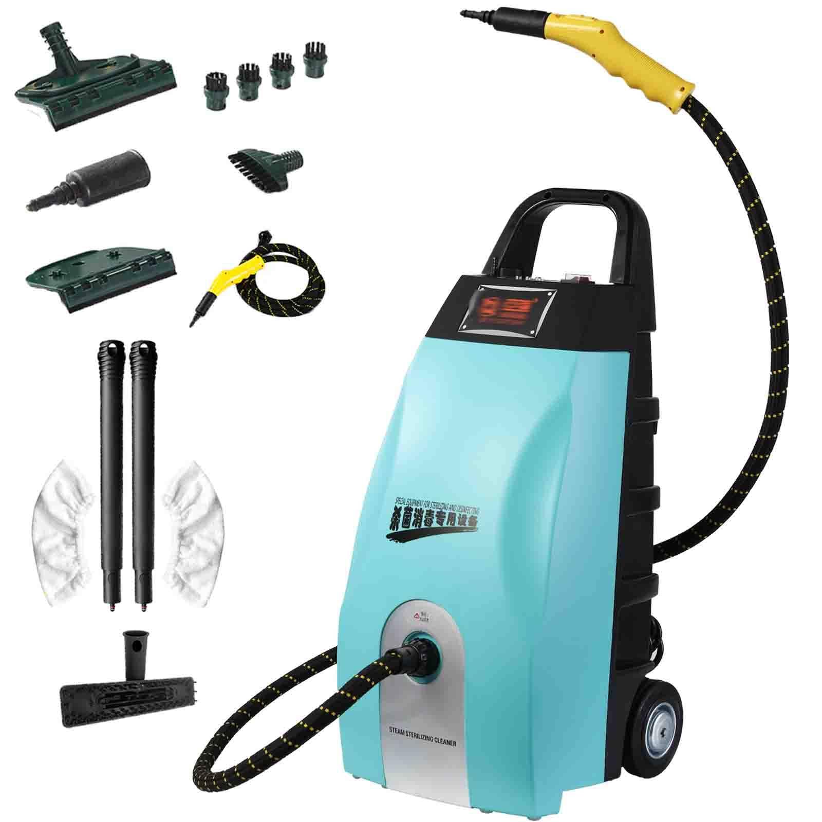 Ptatritious Yellow Multi-Purpose Steam Cleaner, High Pressure Steam Cleaner, 3000W Handheld Steamer For Cleaning Grout Tile, Portable Steam Pressure Washer For Car Auto