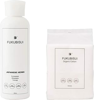 福美水 化粧水+オーガニックコットン セット (化粧水200ml+コットン30枚入り) FUKUBISUI 顔 からだ用化粧水 大容量 保湿 ポンプタイプ 敏感肌 乾燥肌 スキンケア