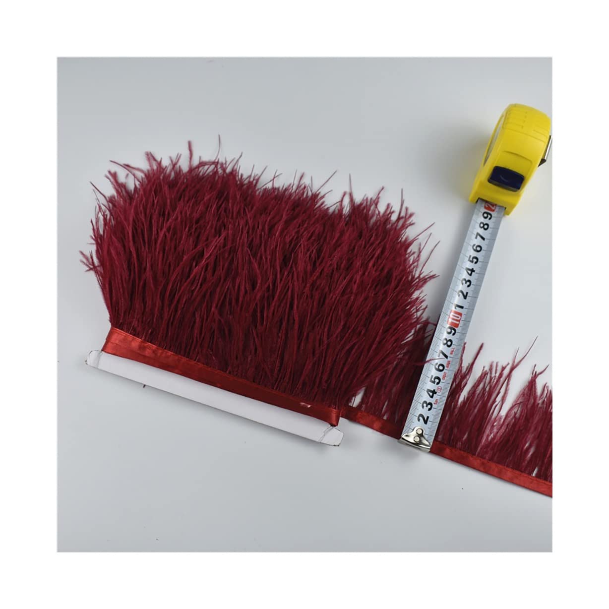 Plumes d'autruche naturelles 8-10 cm sans perte de duvet pour confection masque