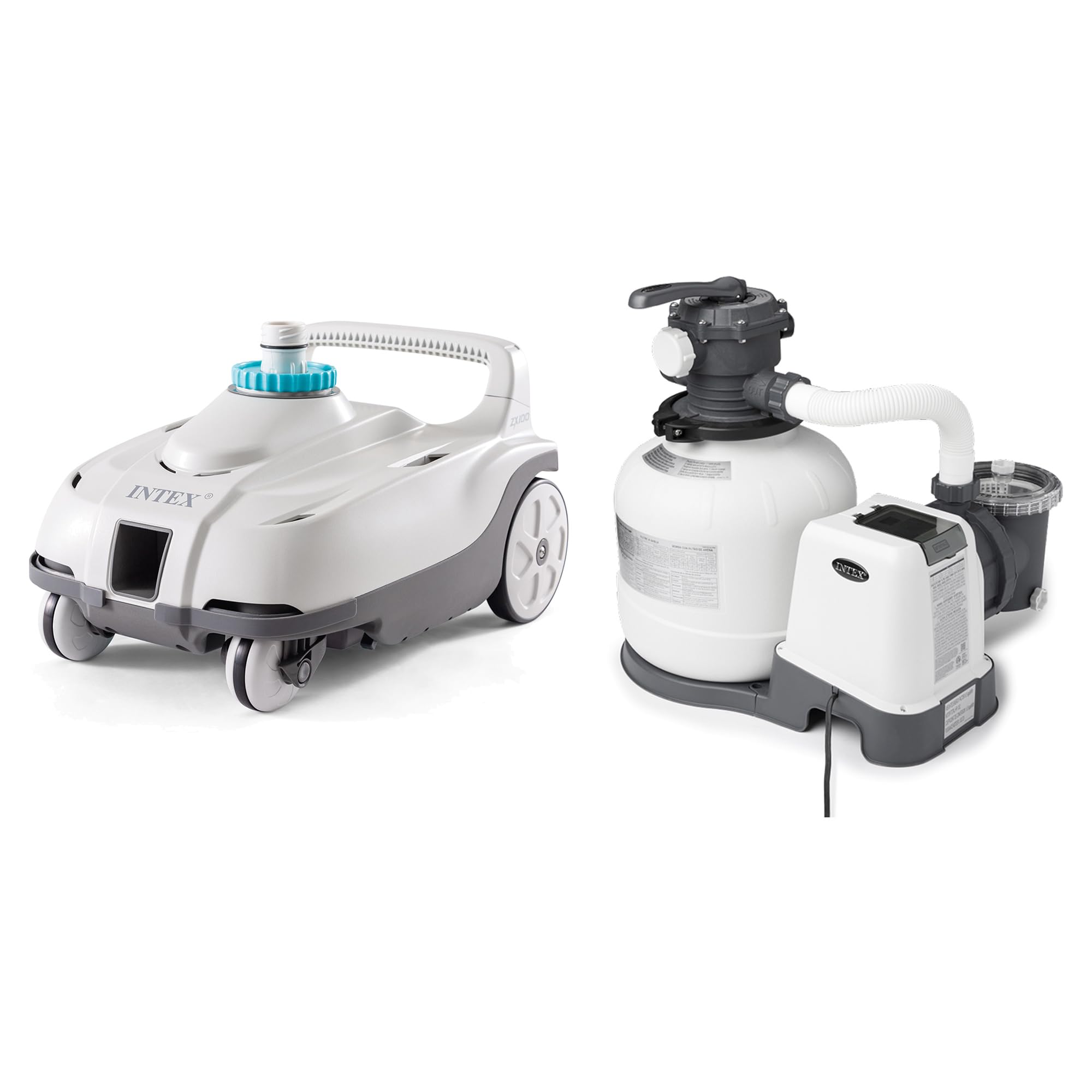 Amazon.com : Intex ZX100 Auto Pressure Side Pool Cleaner with Hose