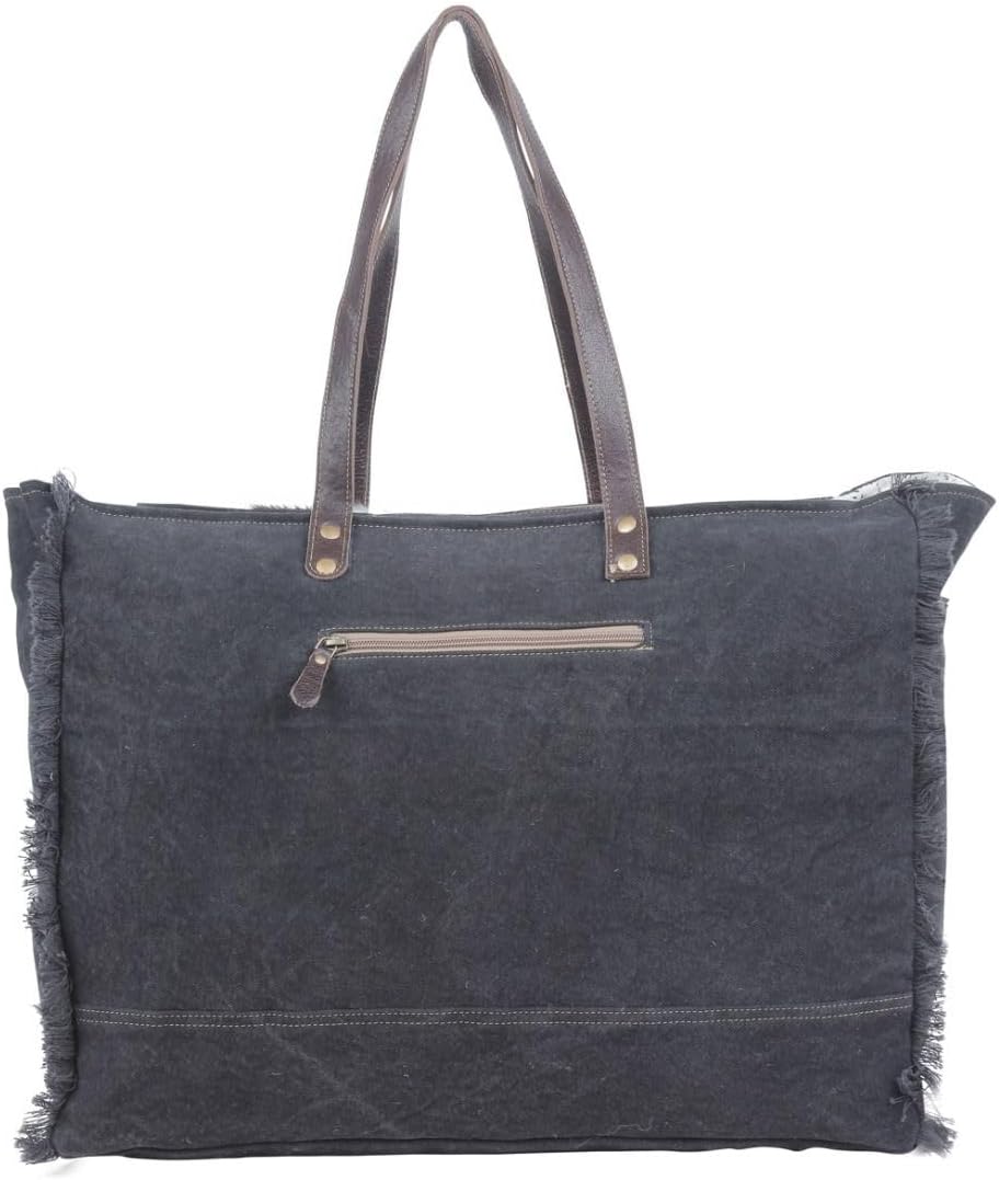 Myra Bag Cowgirl Purses for Women - Cowhide Bag with Leather Strap and Paisley Pattern, Cow Print Western Purses for Women - Image 8