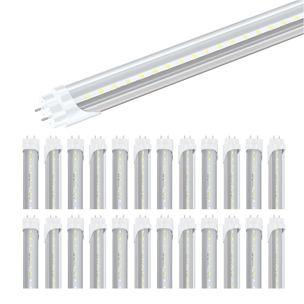 HMINLED 4FT T8 LED Tube Lights 25-Pack, Commercial Grade for