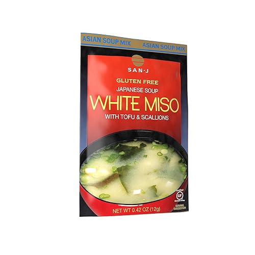 Miniatura 3 de San-J Sobres de sopa Miso blanco, sobres de 0.42 onzas (paquete de 36)
