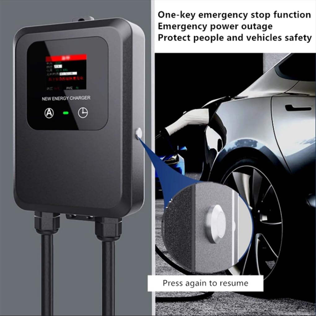 BEALIFE Ricarica Facile e Veloce per Veicoli elettrici con Cavo da 10 m, 7, D | A. Offre un'innovativa scheda N-FC. Stazione di ricarica per veicoli elettrici resistente con cavo da 10 m.