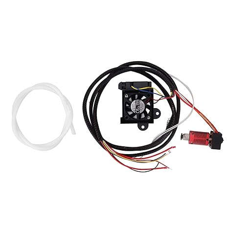 review 3D Printer Nozzle Parts,High Temperature Resistance 3D Printer Extruder Hot End Kit with Good Performance,for Ender‑3, Ender‑3s, Ender‑3 Pro