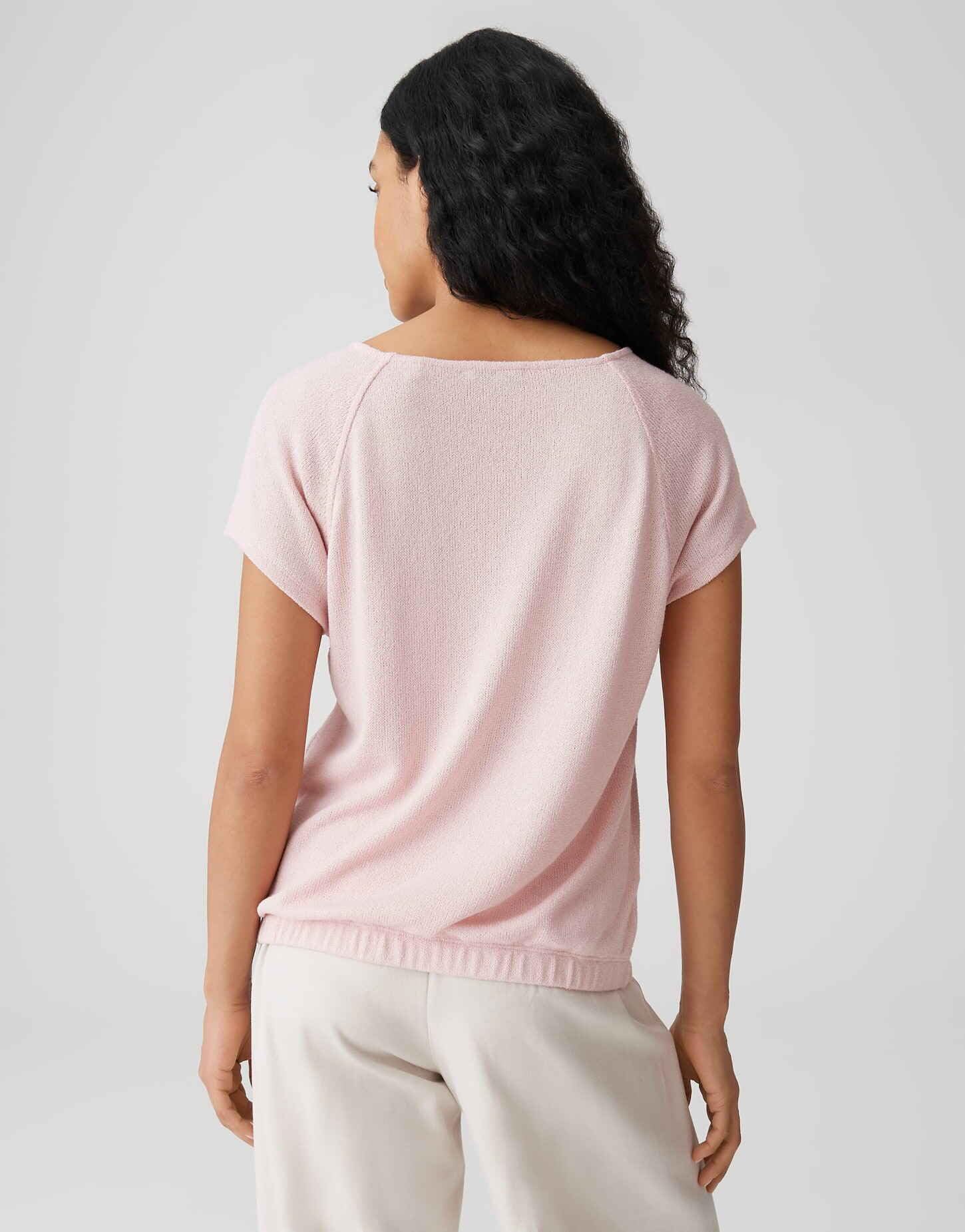 OPUS Damen Kurzarmshirt | Jerseyshirt aus nachhaltigem ECOVERO™ Viskosemix Regular Fit