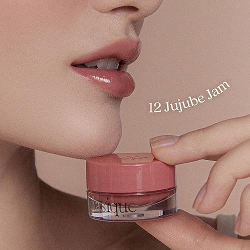 Miniatura 7 de dasique Fruity Lip Jam (#13 Cranberry Jam)  Acabado de alto brillo  Hidratante  Vegano, libre de crueldad  Bálsamo labial